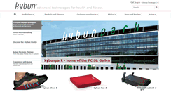 Desktop Screenshot of kybun.com