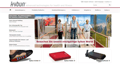 Desktop Screenshot of kybun.ch